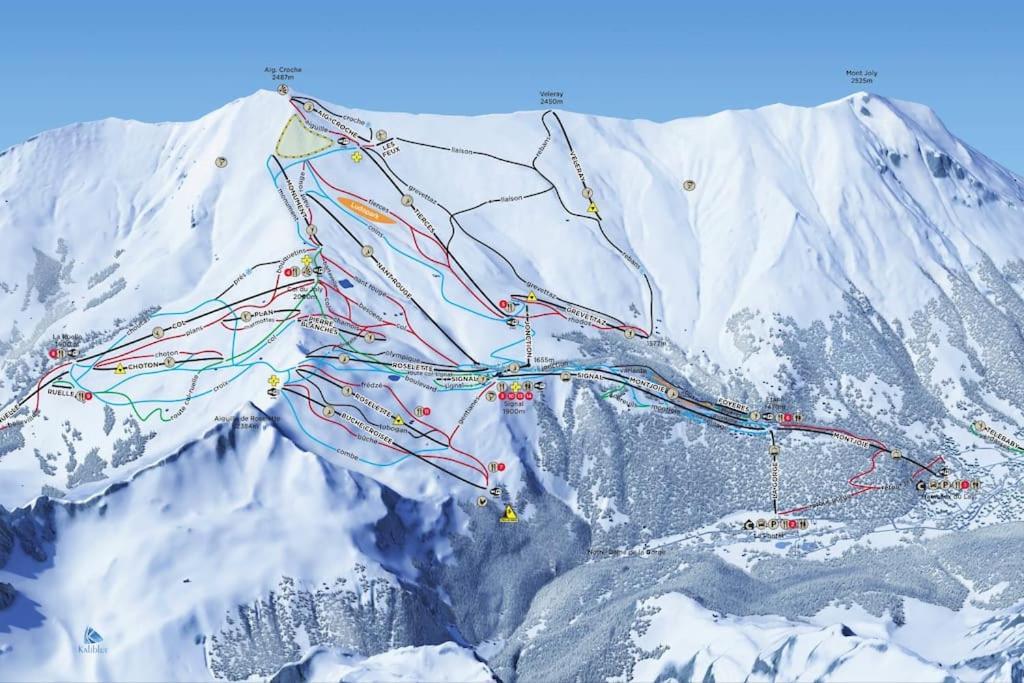 Studio Agreable Les Contamines-Montjoie Exteriör bild